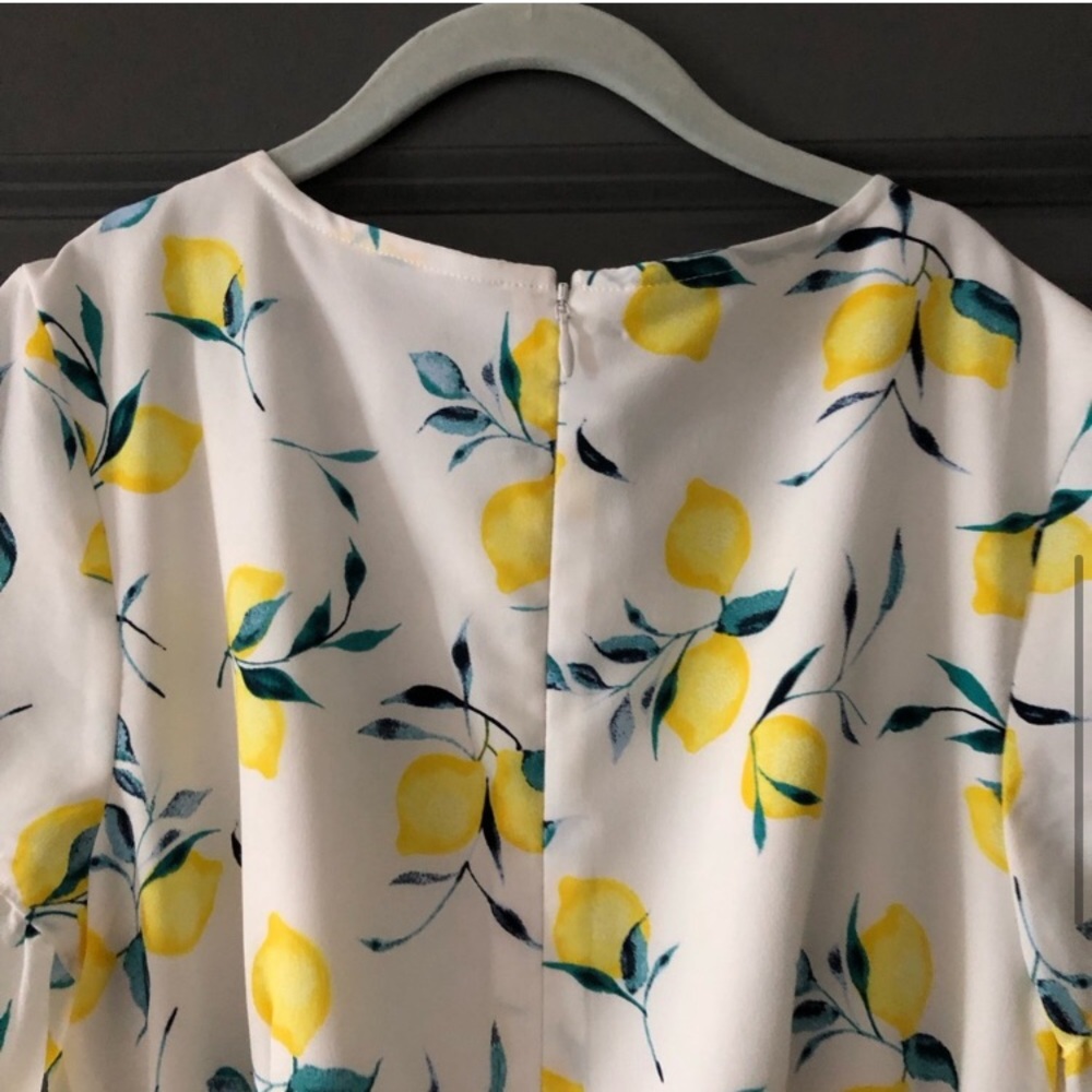 BR Lemon Ruffle Dress - Picture 4 of 7